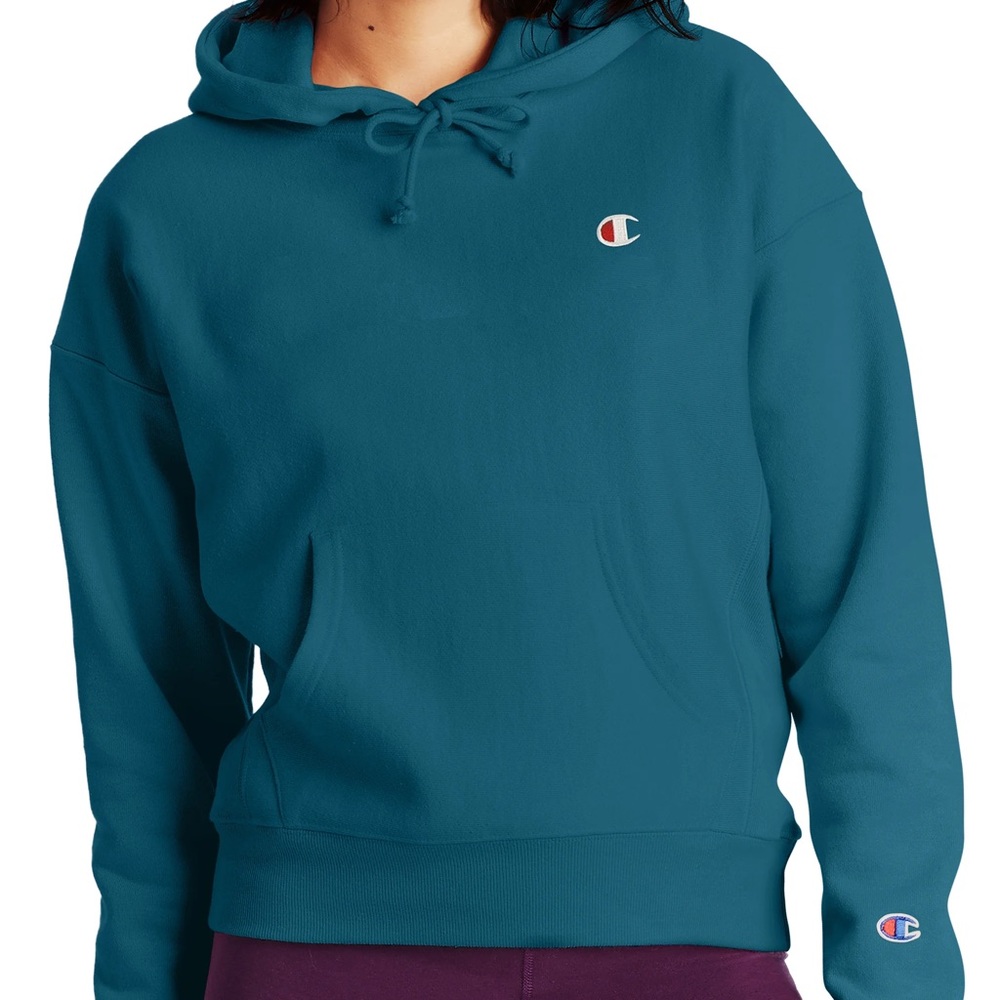 Champion Reverse Weave Hoodie Blue/Teal